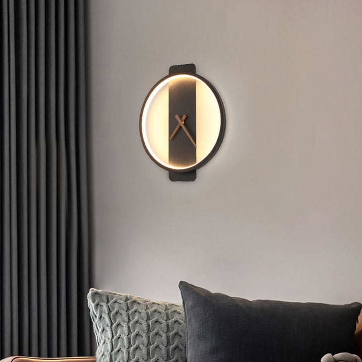 BowLift | Luxe Clock-shaped LED Wall Lamp for Modern Interior