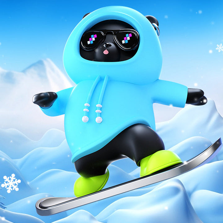 BowLift | Skateboarding Bears Car Decoration