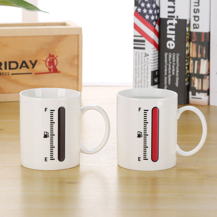 Full Fuel Programmer Magic Heat Sensitive Color Changing Ceramic Coffee Mug | Bowlift