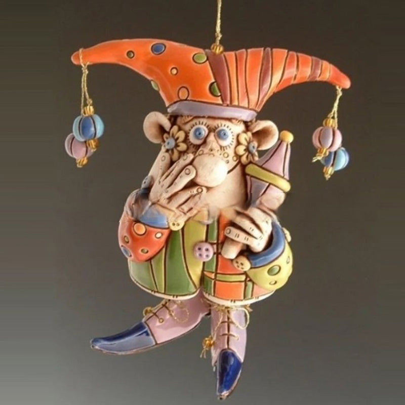 BowLift | Resin Wind Chime Clown Decoration