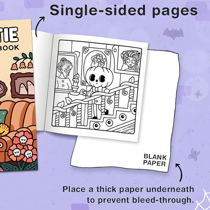 BowLift | Spooky Cutie: Coloring Book for Adults and Teens
