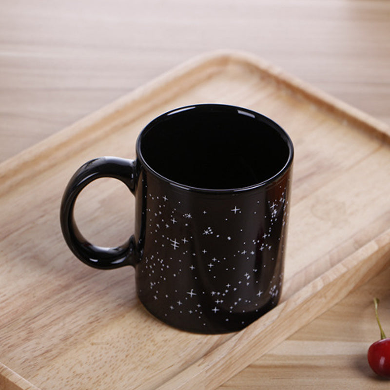 Heat-sensitive temperature-change Starry Mug | Bowlift