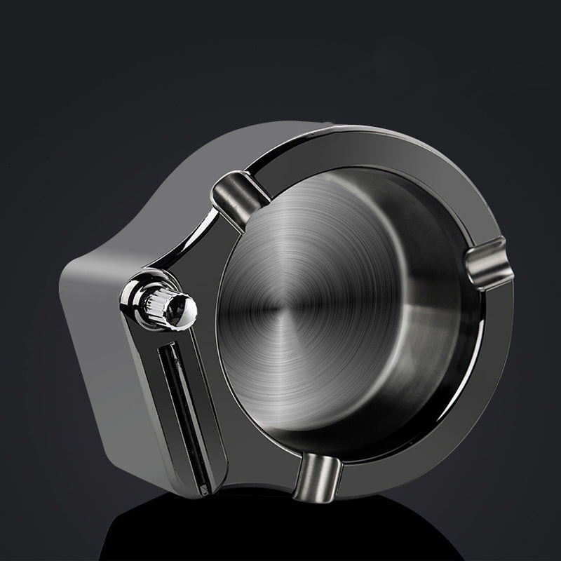 Retro Metal Ashtray, Cigarettes Lighter | Bowlift