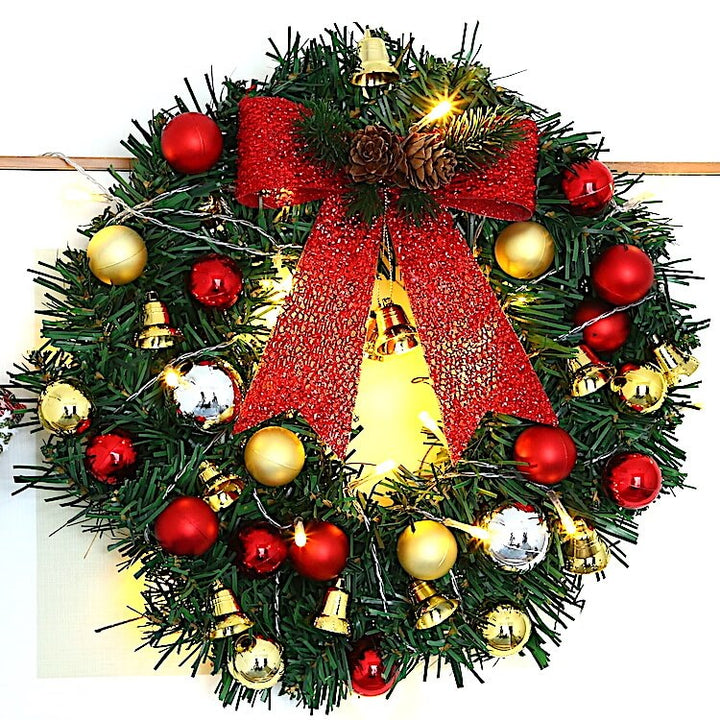 BowLift | Christmas Wreath Branches Bells Christmas Lights String Decoration Lights