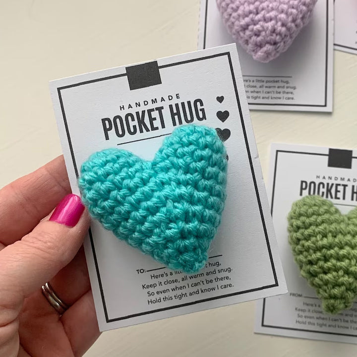 BowLift | Crocheted Heart Bag Hug