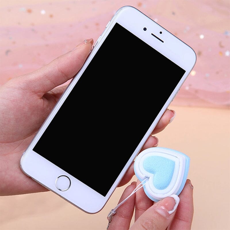 BowLift | Heart-shaped Macaron screen glass cleaner