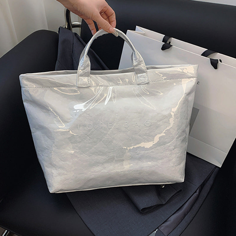 Women Letter Print Tote Bag | Bowlift