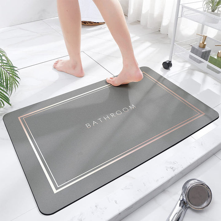 Minimalist Super Absorbent Quick Drying Bath Mat | Bowlift