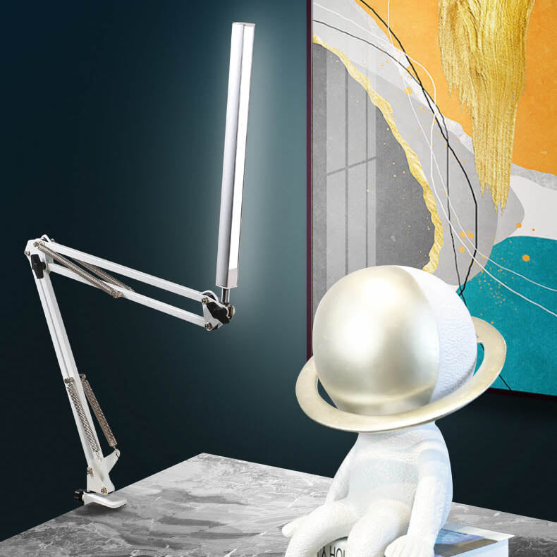 BowLift | LED Foldable Long Arm Clip Eye Protection USB Reading Table Lamp