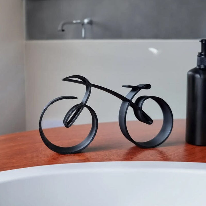 BowLift | Minimalistic Bicycle Sculpture Wire Mesh Style