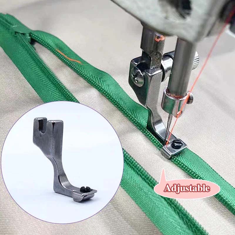 BowLift | Adjustable invisible zipper guide foot for sewing machine