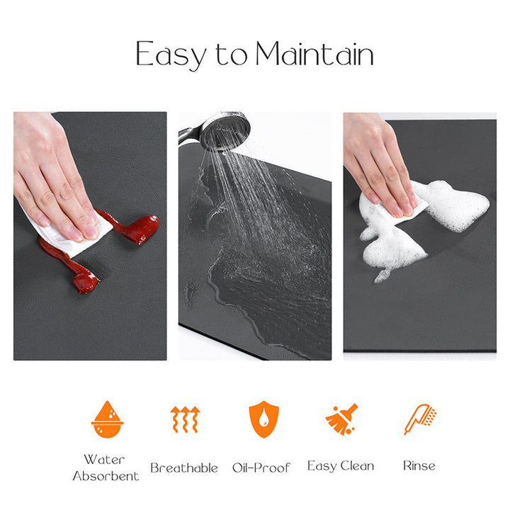 Kitchen superabsorbent drying mat | Bowlift