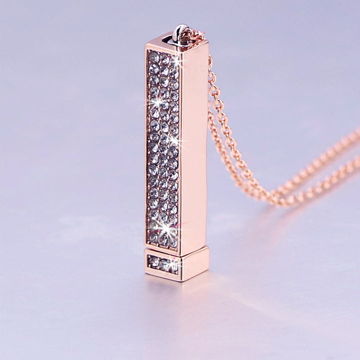 BowLift | Secret I love you message bar necklace