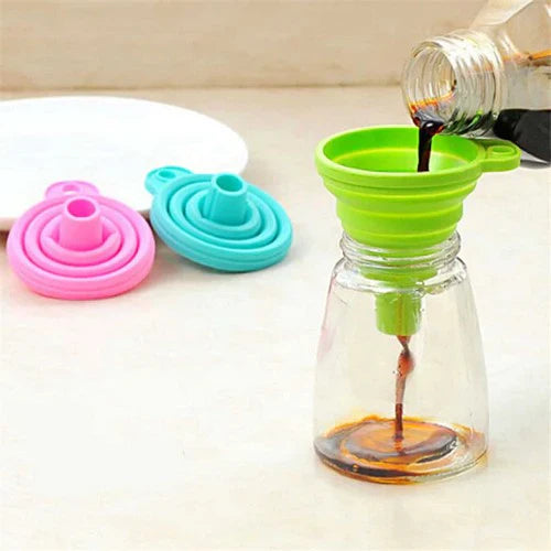 Collapsible Silicone Funnel Bowlift