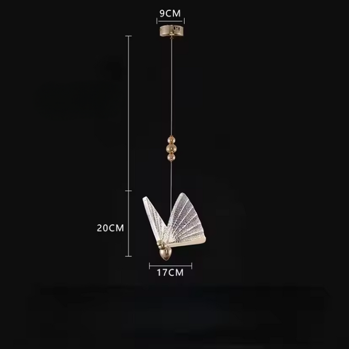 BowLift | Modern Creative LED Pendant Lamp with Decorative Butterfly Design