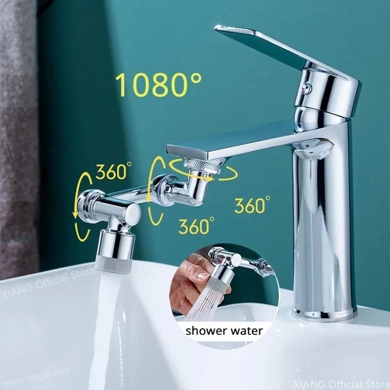 BowLift | Universal 1080° Swiveling Robot Arm Swivel Extension Faucet Aerator