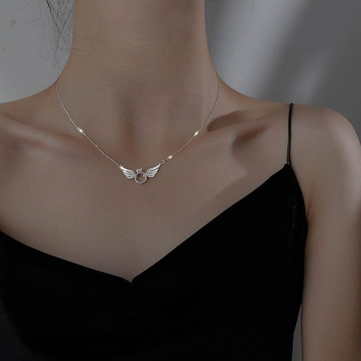 BowLift | Sterling Silver Angel Wing Necklace
