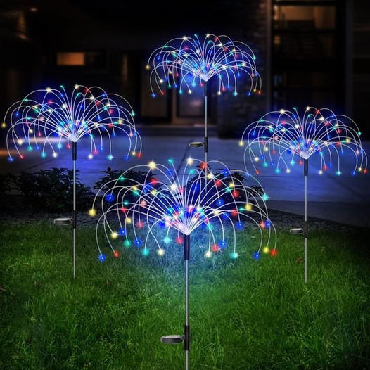 Waterproof Solar Garden Firework Lamp | Bowlift