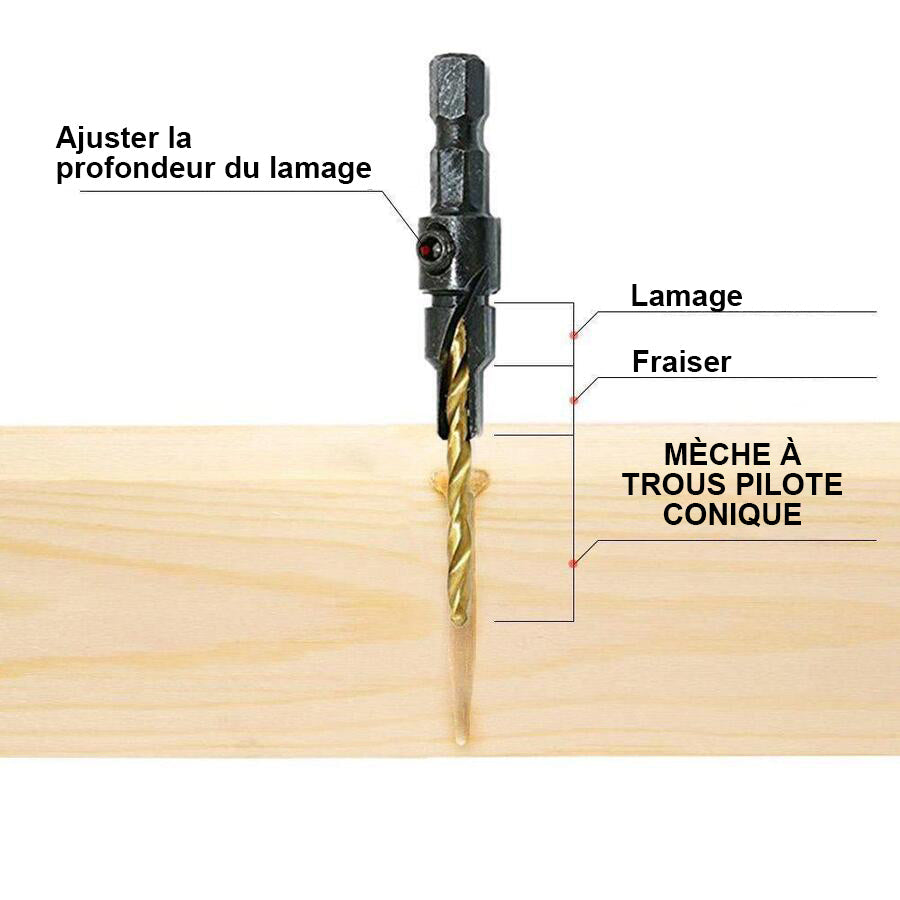 Hollow cut for wood processing (5 pieces) | Bowlift