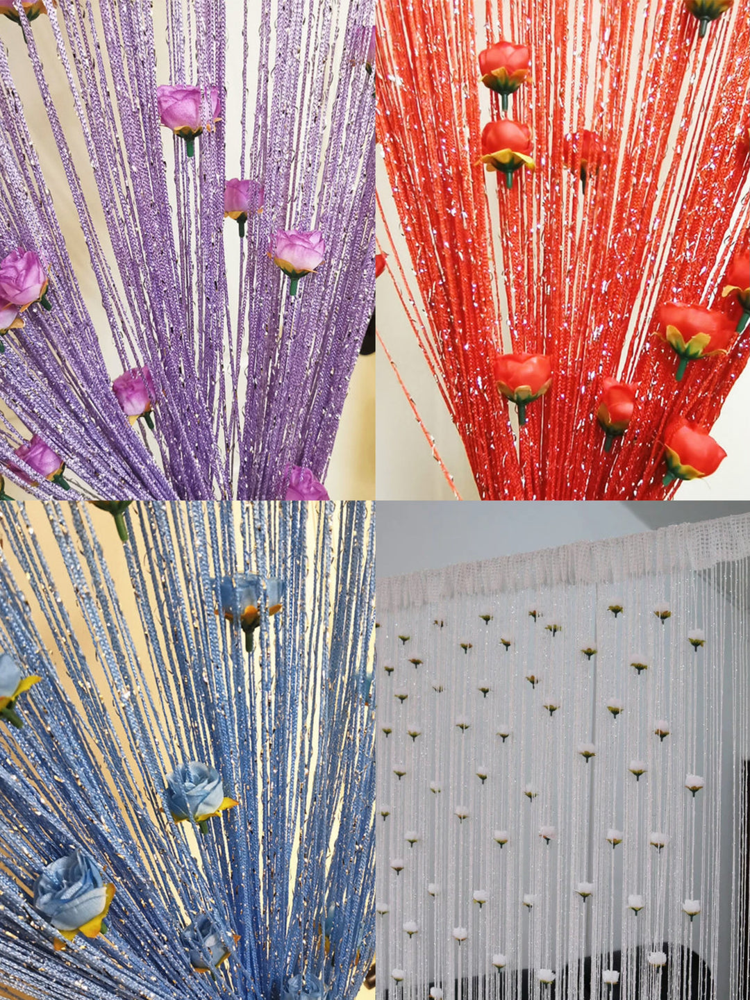 BowLift | Rose Thread Door Curtain