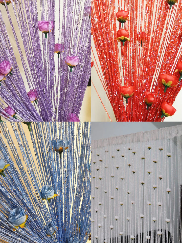 BowLift | Rose Thread Door Curtain
