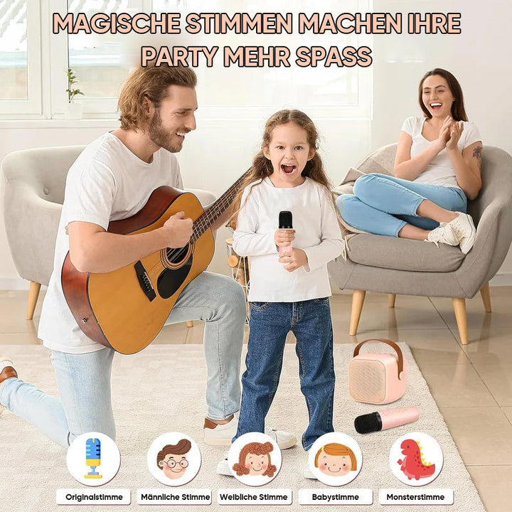 BowLift | Mini Karaoke machine for children with wireless microphones