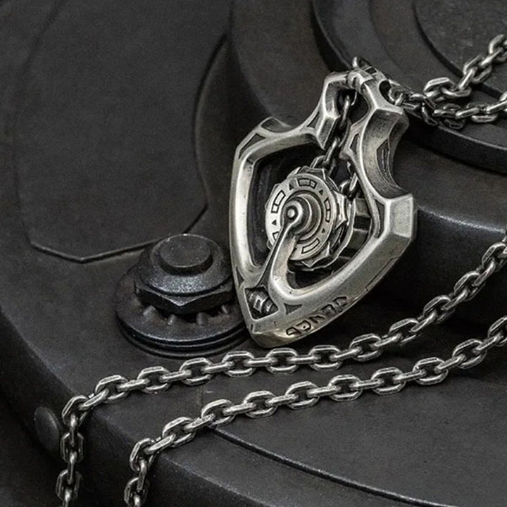 BowLift | Mechanical Rotating Gear Pendant Necklace