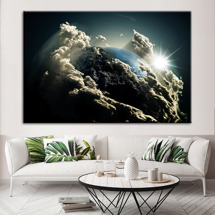 Earth's Stratosphere - Canvas Wall Art Painting | Bowlift
