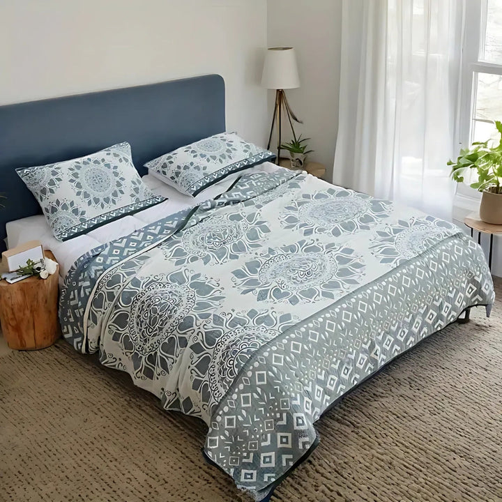 BowLift | Lunara Floral Cotton Comfort Blanket