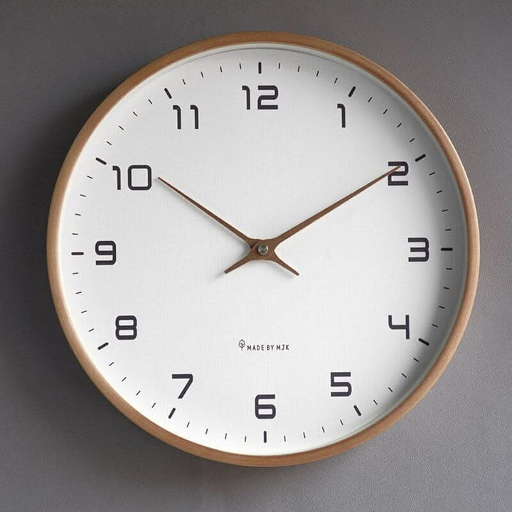 BowLift | Scandinavian Wooden Wall Clock – Minimalist Design