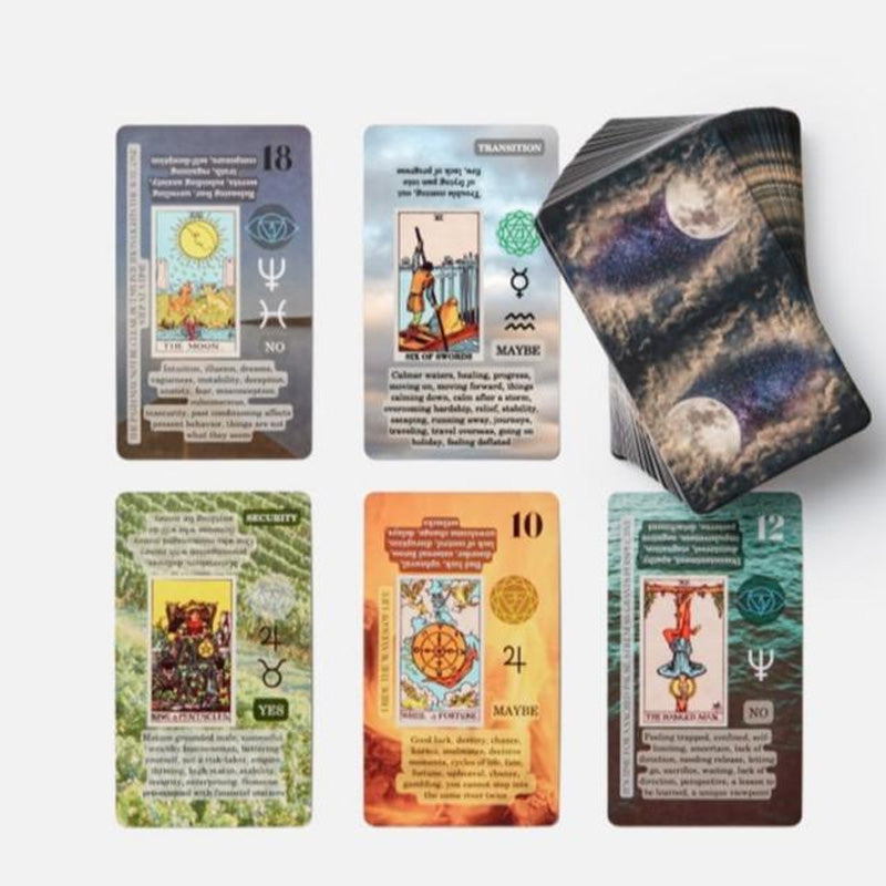 BowLift | Learning cards Tarot deck with meanings on it
