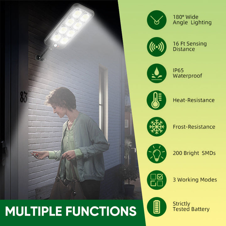 BowLift | Solar-Powered Garden Light with Dual Motion and Light Sensors