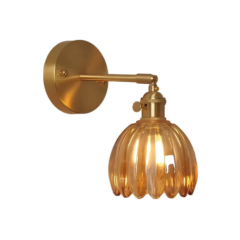 BowLift | GlowForge - Stylish Wall Lamp with a Metallic Finish