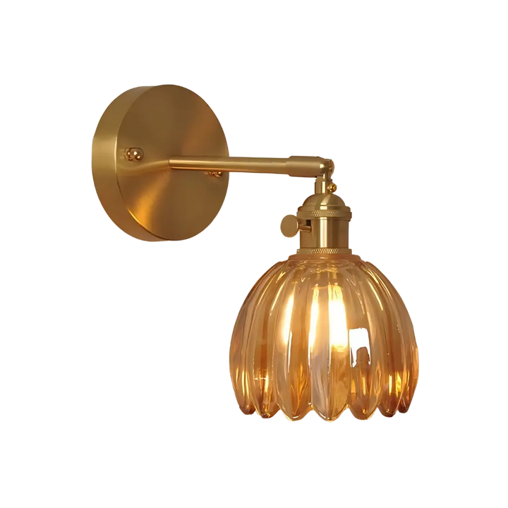 BowLift | GlowForge - Stylish Wall Lamp with a Metallic Finish