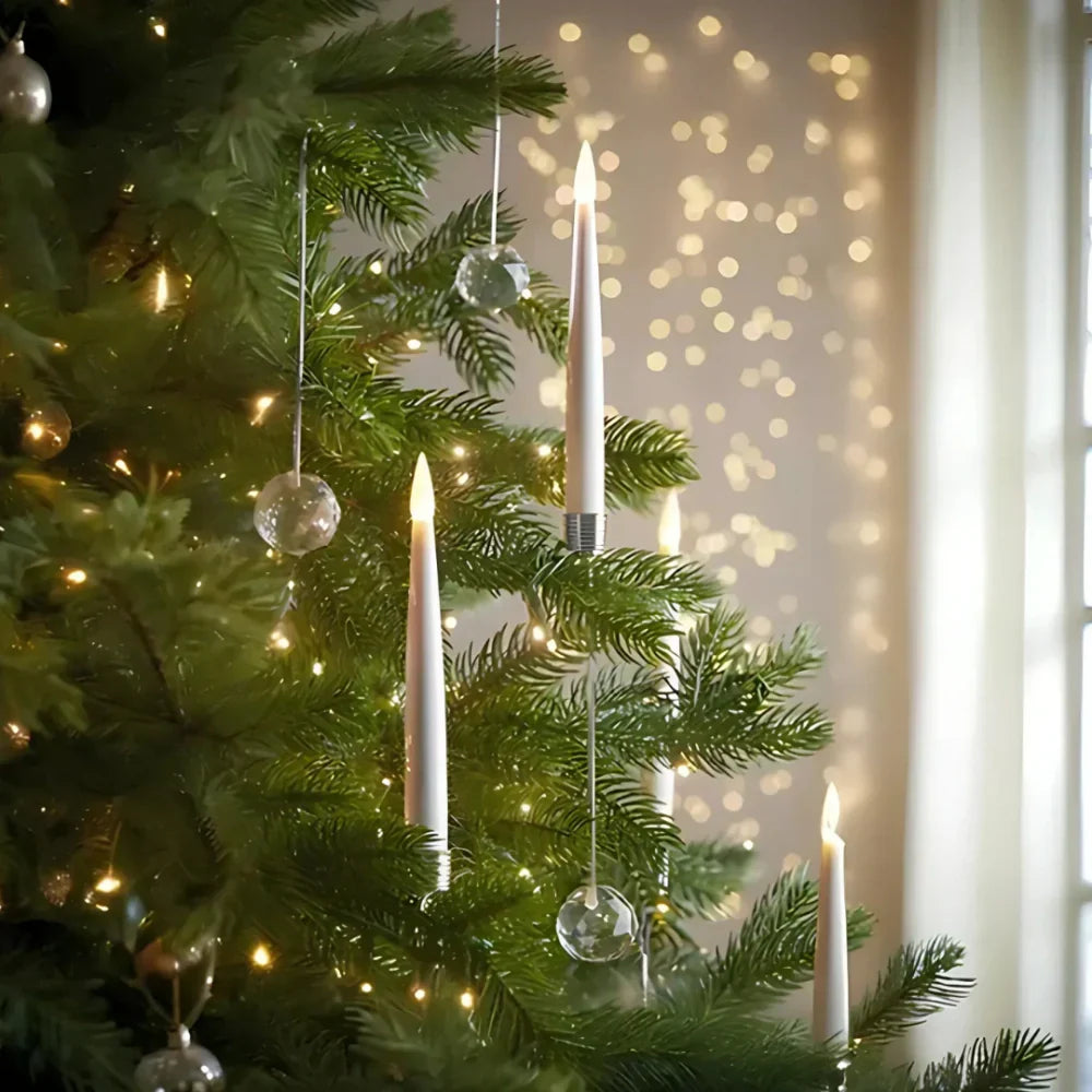 BowLift | Christmas Tree Lights with Flickering LED Candles