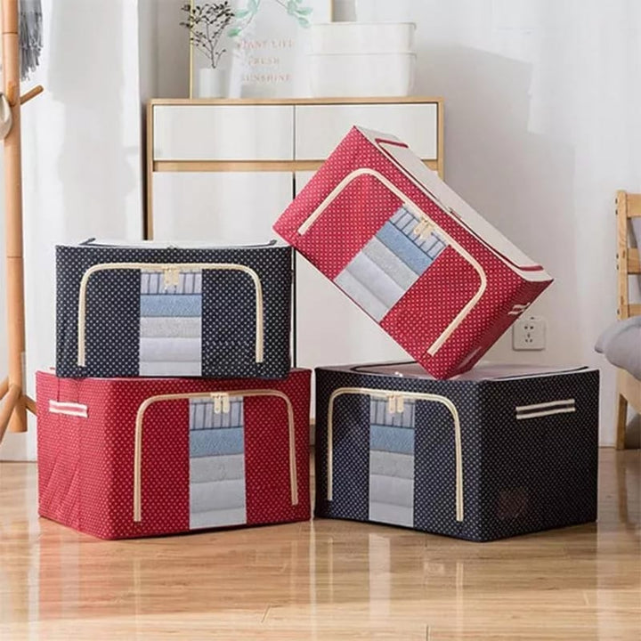 Folding Storage Box For Clothes - 55 Ltr Bowlift