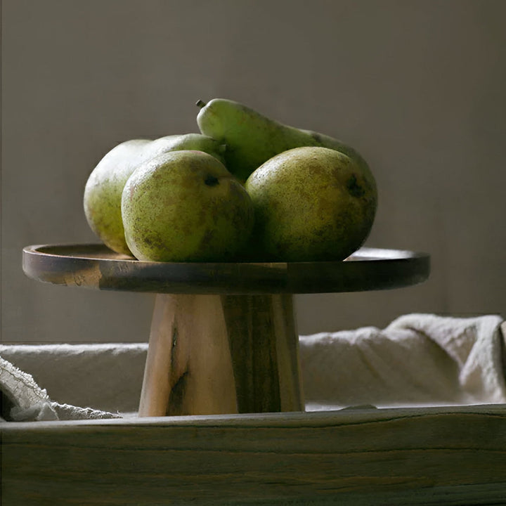 BowLift | High Stand Wooden Cake Plate