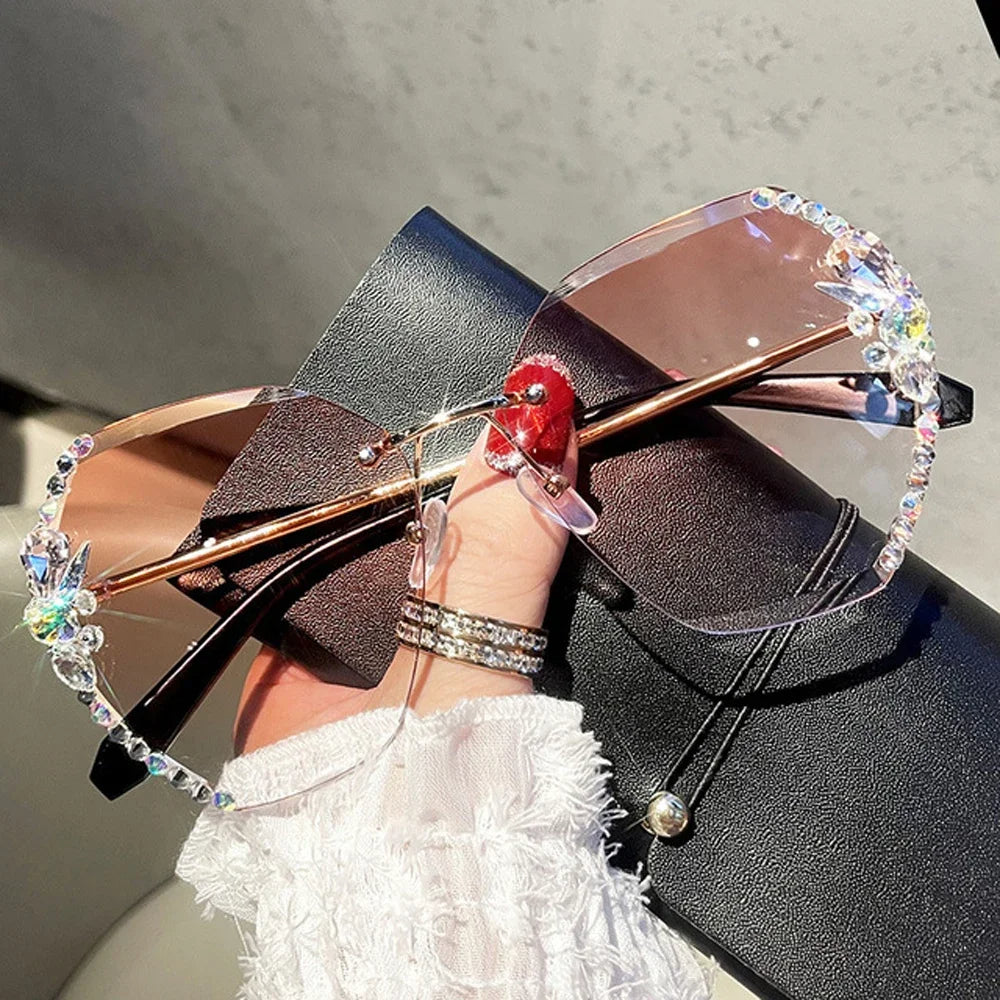 Aya Sunglasses | Vintage & Rimless | Bowlift