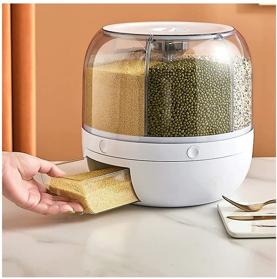 BowLift | Rotating Grain Organizing Food Dispenser