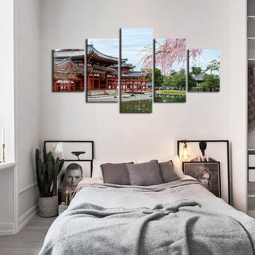 Temple Park 5 Piece - Canvas Wall Art Painting | Bowlift