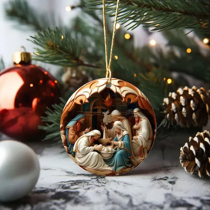 BowLift | Nativity Christmas ornament