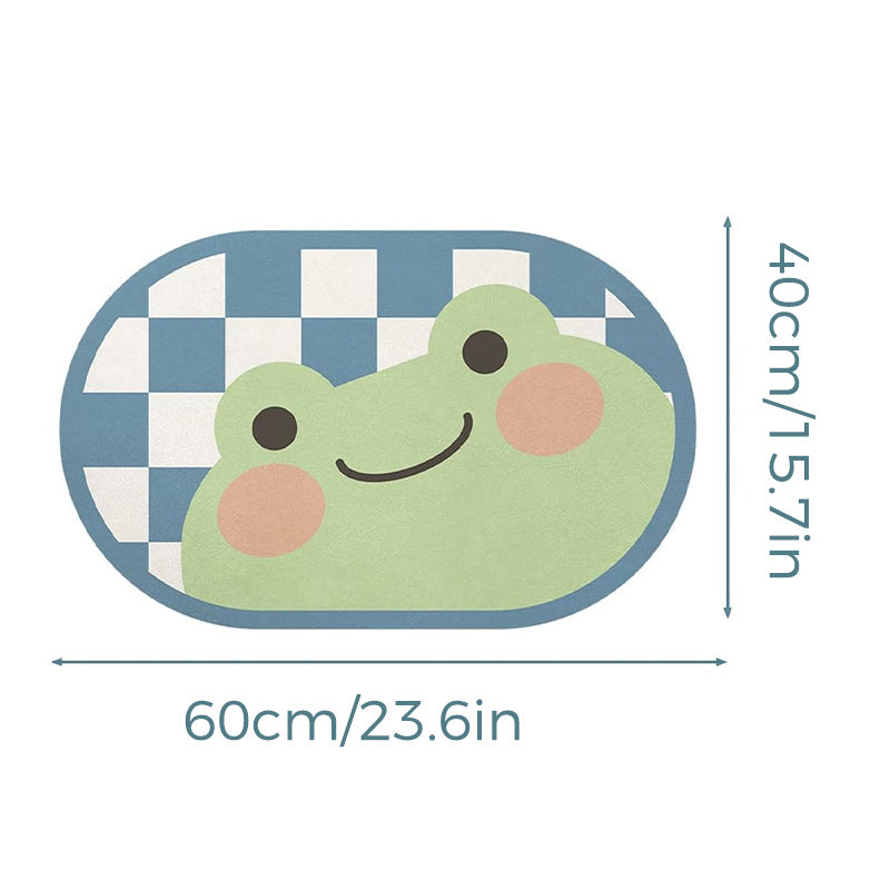 Cute Cartoon Bathroom Super Absorbent Quick Dry Mat | Bowlift