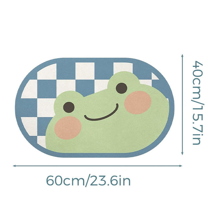 Cute Cartoon Bathroom Super Absorbent Quick Dry Mat | Bowlift