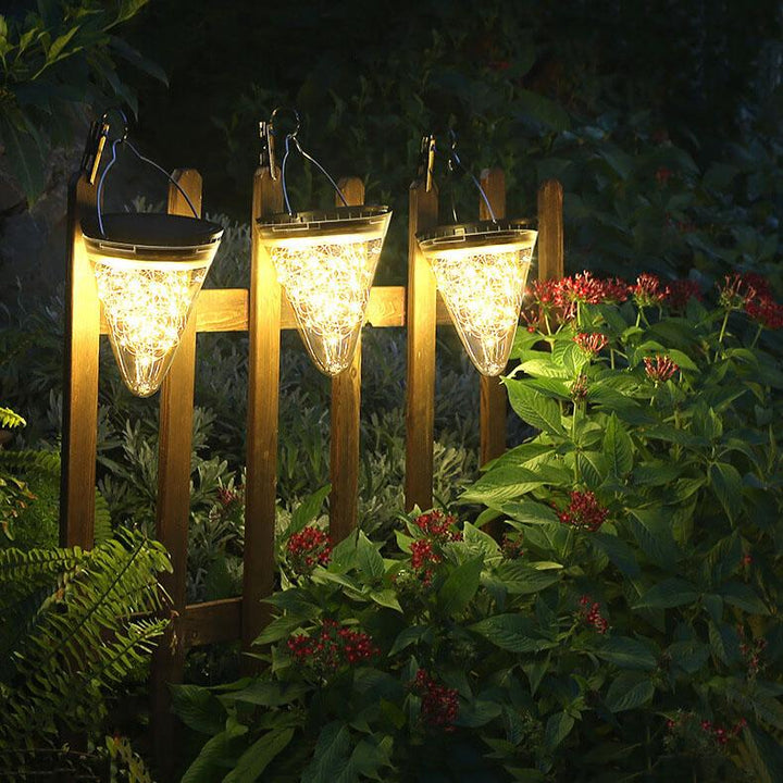 BowLift | Solar Cone Shaped Outdoor Waterproof Decorative Garden Light