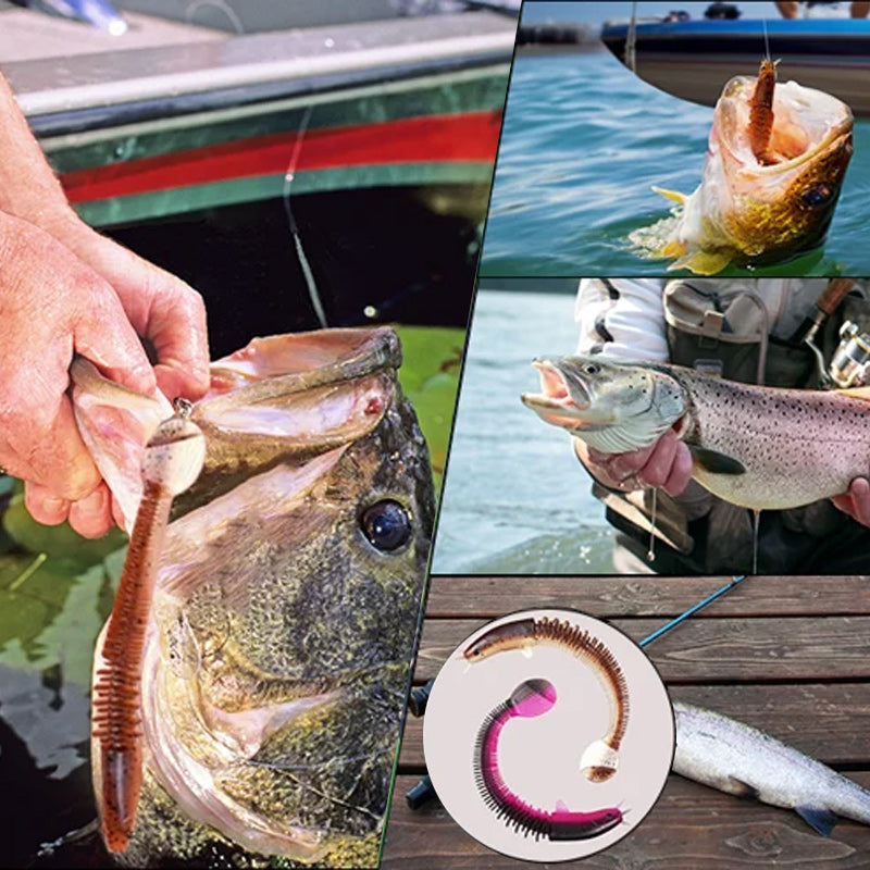 BowLift | New Design Angler Dragon Hole Bait 46 Sections Soft Bait