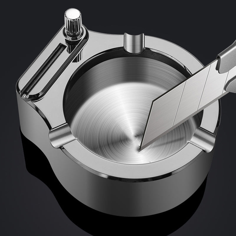Retro Metal Ashtray, Cigarettes Lighter | Bowlift