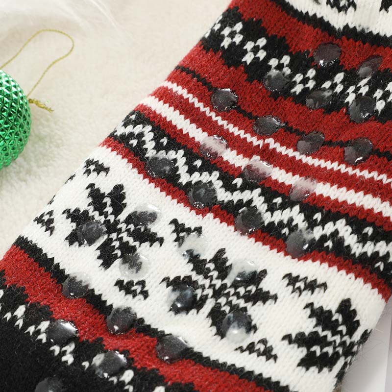 BowLift | Snowflake Ultra-thick Cashmere Slipper Home Socks
