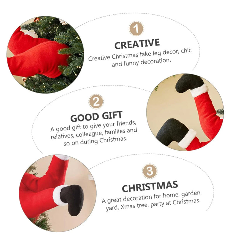 BowLift | Christmas Santa Legs Decoration