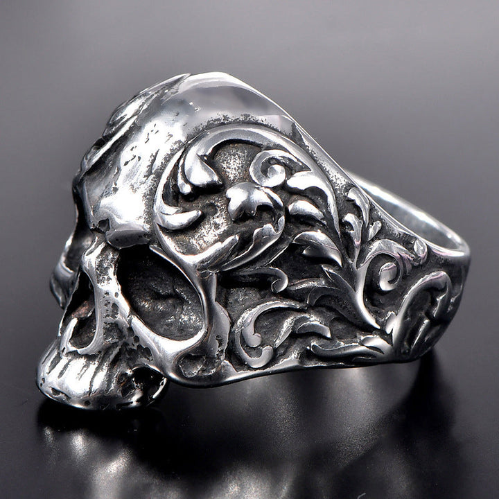 BowLift | Punk Style Titan Skull Ring