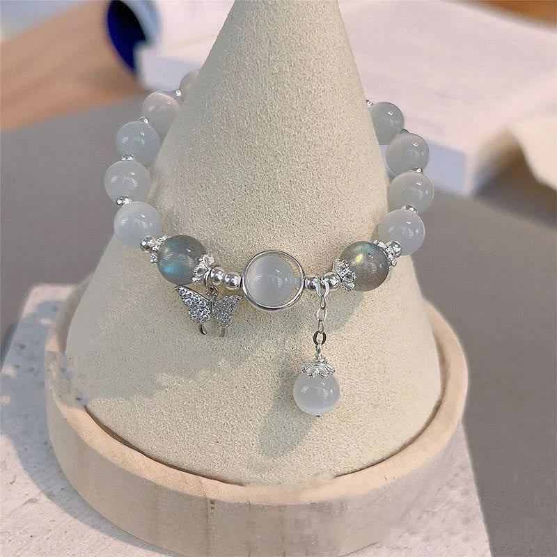 BowLift | Imitation Cat's Eye Crystal Butterfly Bracelet